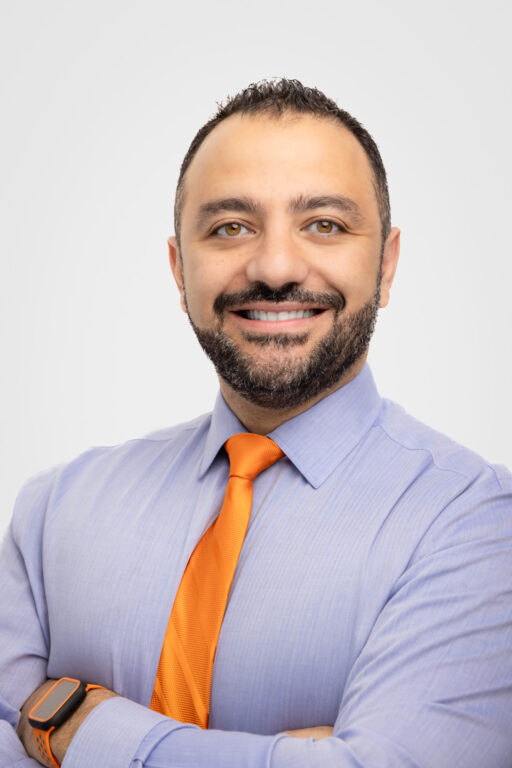 West Springfield orthodontist, Dr. Sherif Elhady, smiling for a picture.